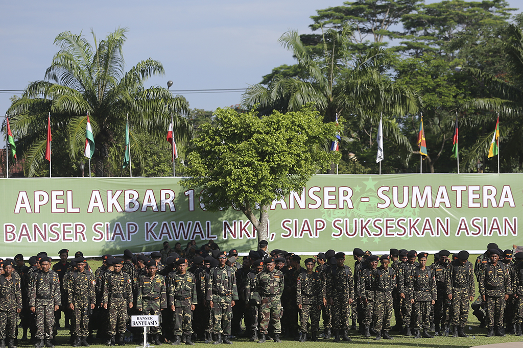 Ribuan Banser Sumsel Siap Sukseskan Asian Games 2018