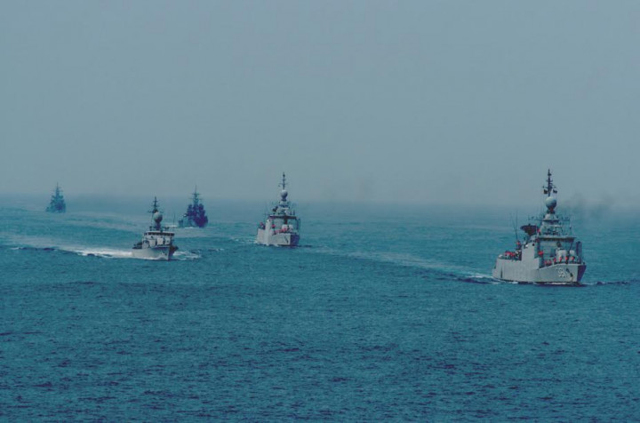 TNI AL Latihan Tempur di Laut Natuna