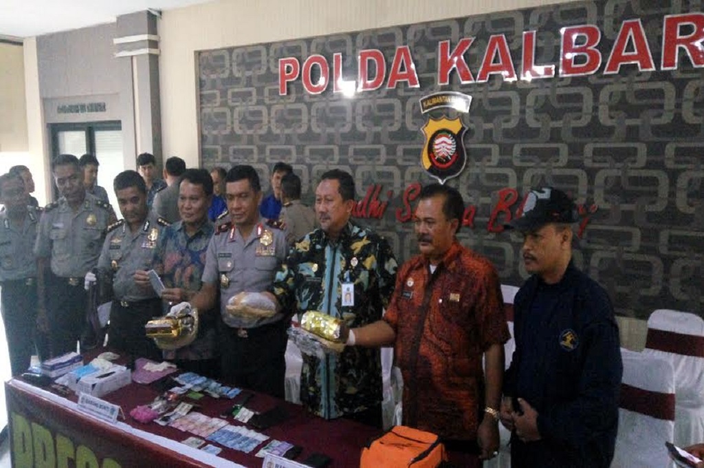 Wakapolda Kalbar dalam gelar perkara kasus narkoba, MTVN - Agung