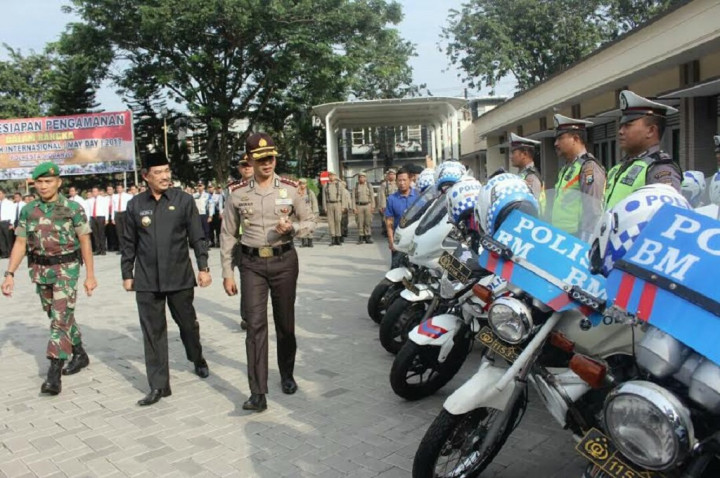 Polisi Sidoarjo Diinstruksikan tak Bawa Senjata Api saat May Day