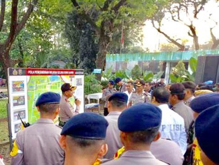 Ribuan Personel Gabungan Amankan Kawasan Senayan