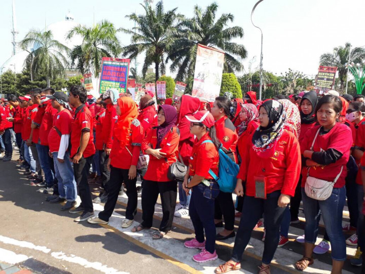 Buruh Beri Rapor Merah pada Disnaker Kota Tangerang