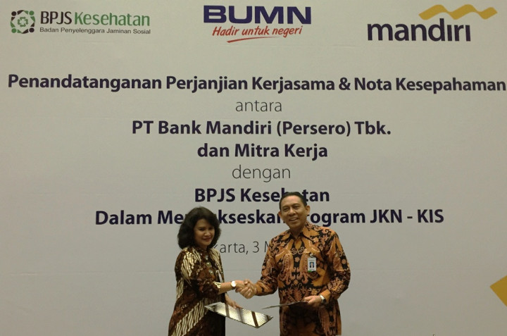 Sukseskan Program JKN-KIS, BPJS Kesehatan Gandeng Bank Mandiri