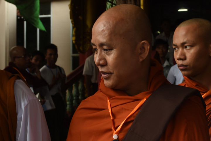 Hardline Myanmar Monk Visits Strife-Torn Rakhine State