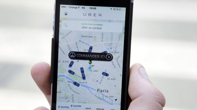Uber diselidiki oleh Departemen Kehakiman. (AFP)