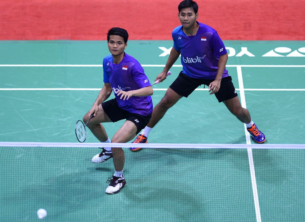 Angga Pratama/Ricky Karanda Suwardi (AFP PHOTO / SAJJAD HUSSAIN)