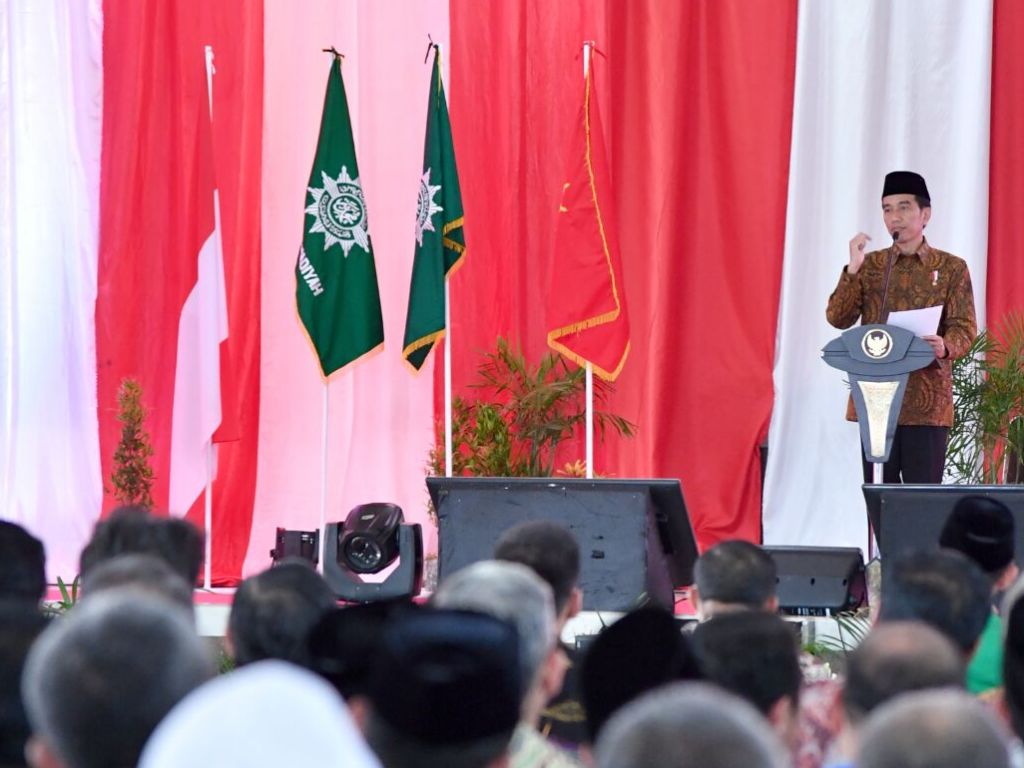 Presiden Joko Widodo di Tanwir Muhammadiyah di Ambon. Foto: Biro Pers Sekretariat Presiden.