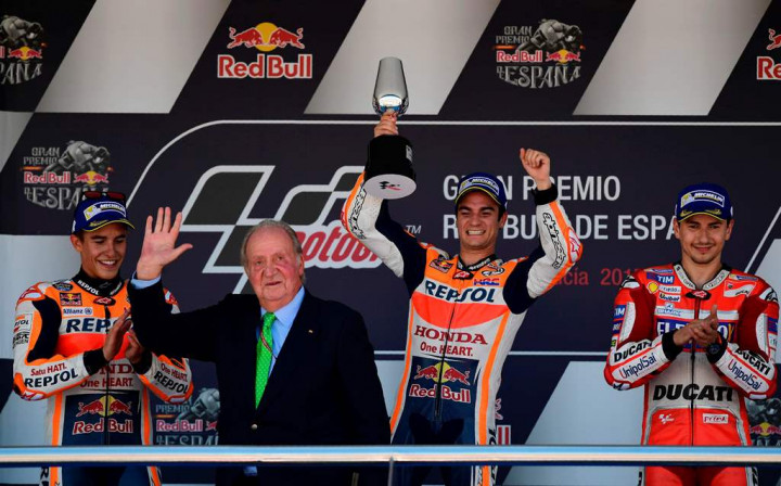 Daftar Podium Moto3, Moto2 hingga MotoGP Jerez