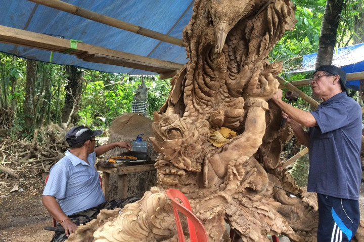 Pemahat Patung Pesanan Megawati Menderita Kanker Prostat