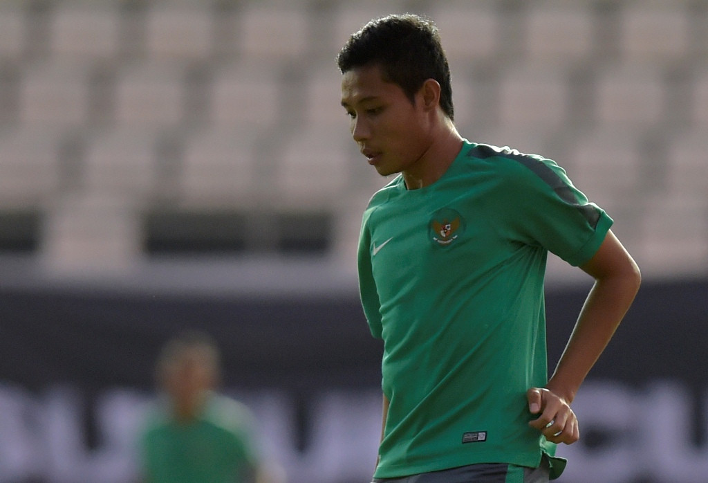 Evan Dimas Darmono. (ANTARA FOTO/Wahyu Putro A)