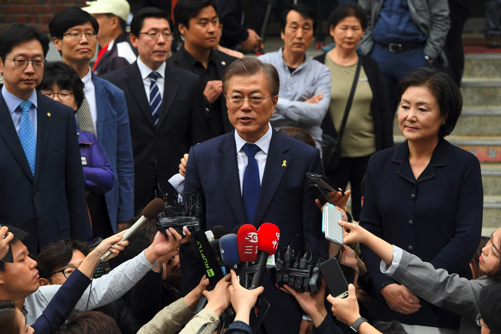Moon Jae-In (Photo:AFP Jung Yeon-Je)