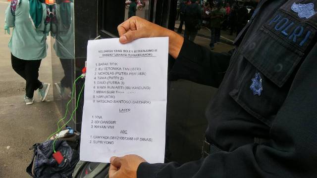 Hanya Keluarga dan Kuasa Hukum yang Boleh Temui Ahok