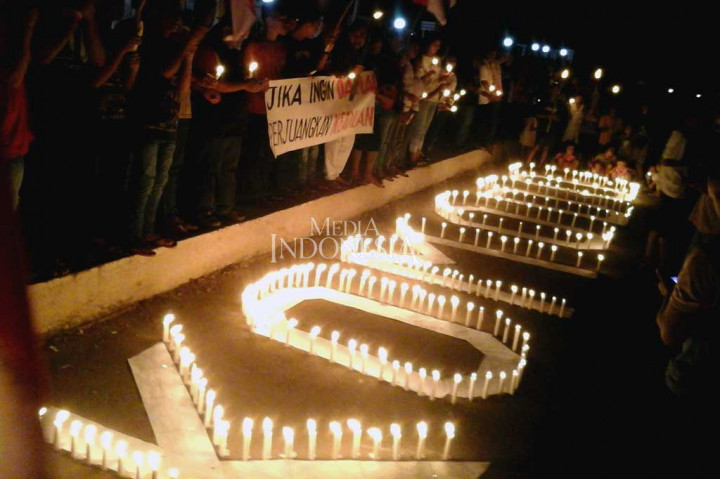 Aksi Seribu Lilin Digelar di Berbagai Daerah