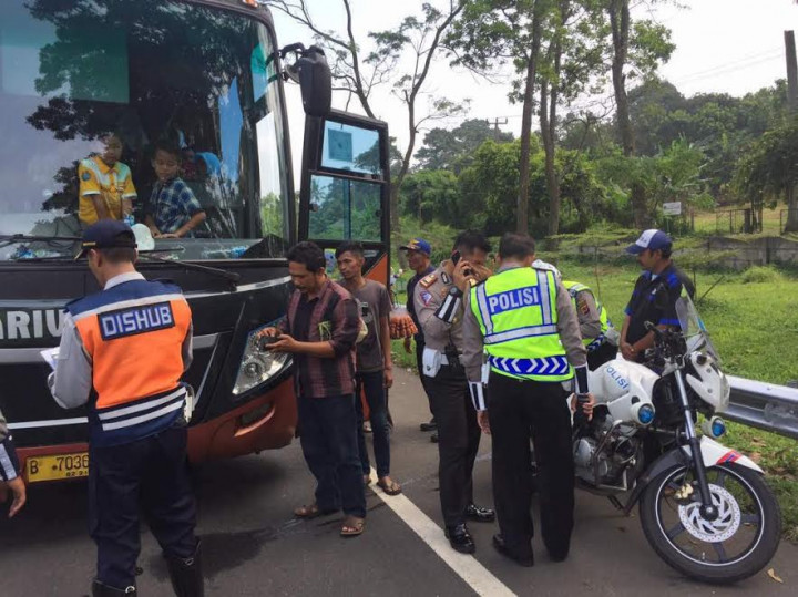 Lagi, Polres Bogor Temukan Bus Wisata Tak Laik Jalan