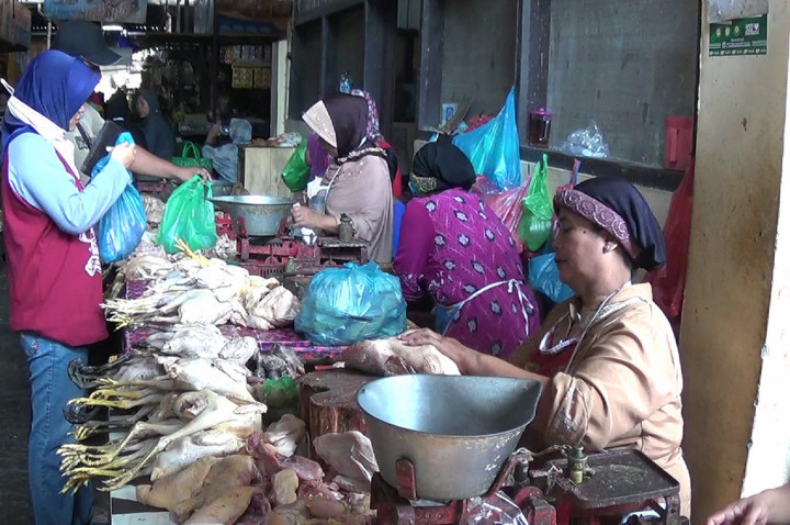 Harga Daging Ayam di Kendal Merangkak Naik