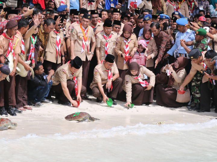 Menteri Agama Minta Siswa Madrasah Meresapi Tri Satya Pramuka
