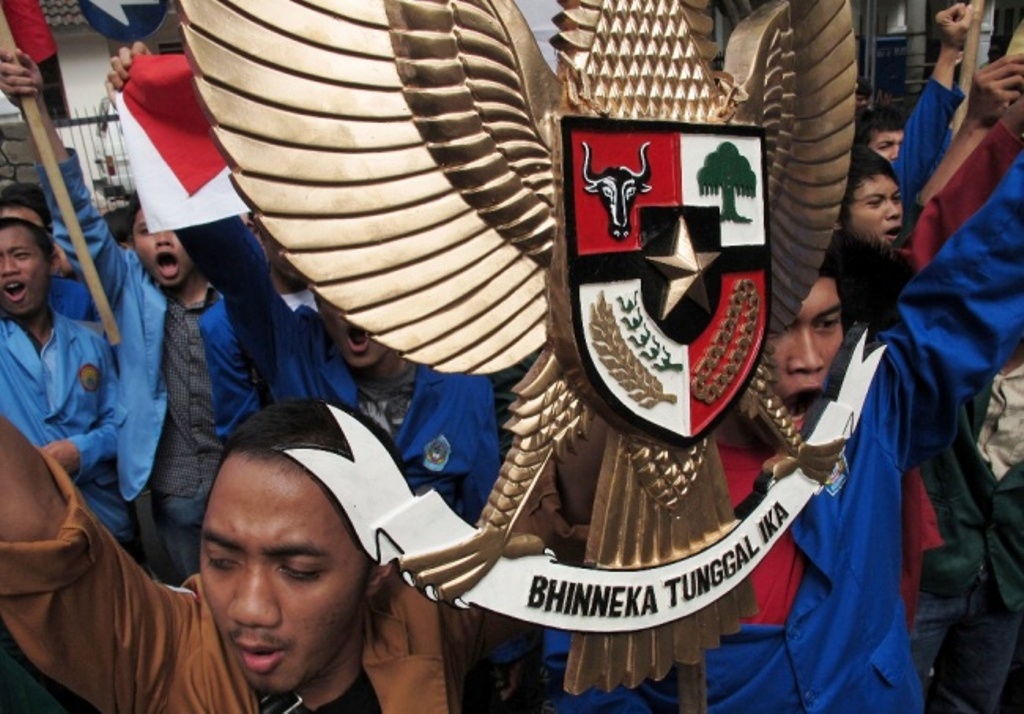 Ilustrasi: Lambang negara Garuda Pancasila. Foto: ANTARA/Arief Priyono.