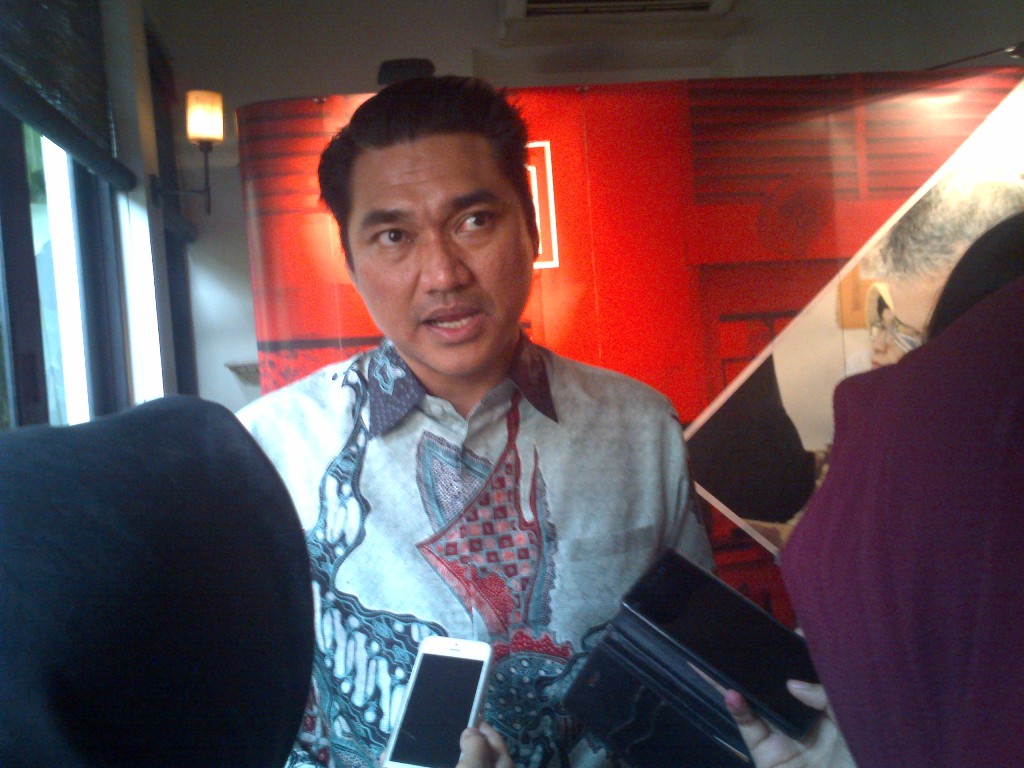 Chief External Affairs Home Credit Indonesia Andy Nahil Gultom (Foto: MTVN/Angga Bratadharma)