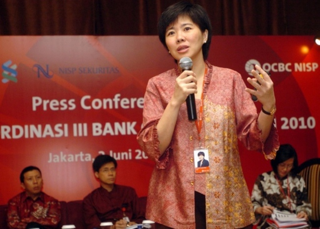 Presiden Direktur OCBC NISP Parwati Surjaudaja (FOTO ANTARA/Audy Alwi) 