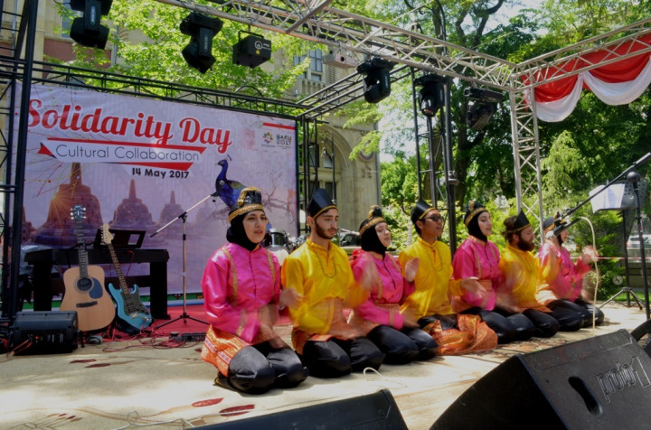 Pesan Solidaritas dari Indonesia dan Malaysia di Sahir Park, Baku