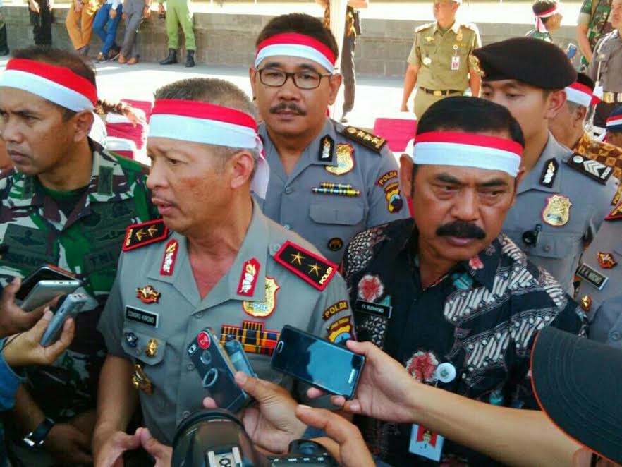 Kapolda Jawa Tengah Irjen Pol Condro Kirono di Kota Solo, Sabtu, 20 Mei 2017.