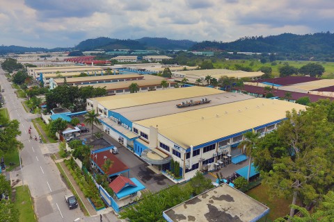 Salah satu kawasan industri di Kota Batam. (Media Indonesia/Hendri Kremer). .