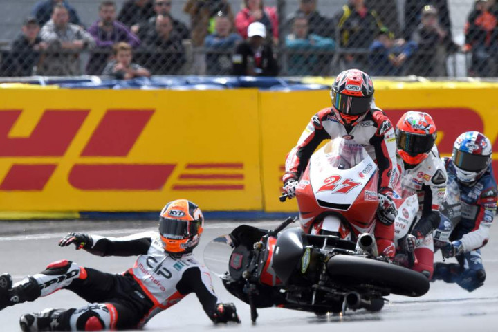 Para Pembalap Moto3 Jatuh Massal di Le Mans