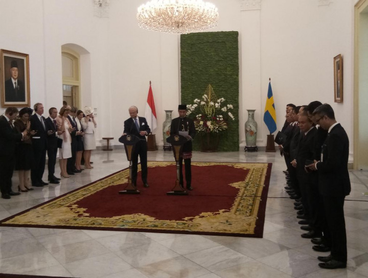 Raja Swedia Dianugerahkan Bintang Adipurna