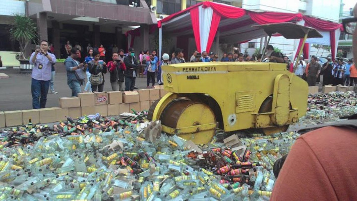 20.100 Botol Miras Dimusnahkan