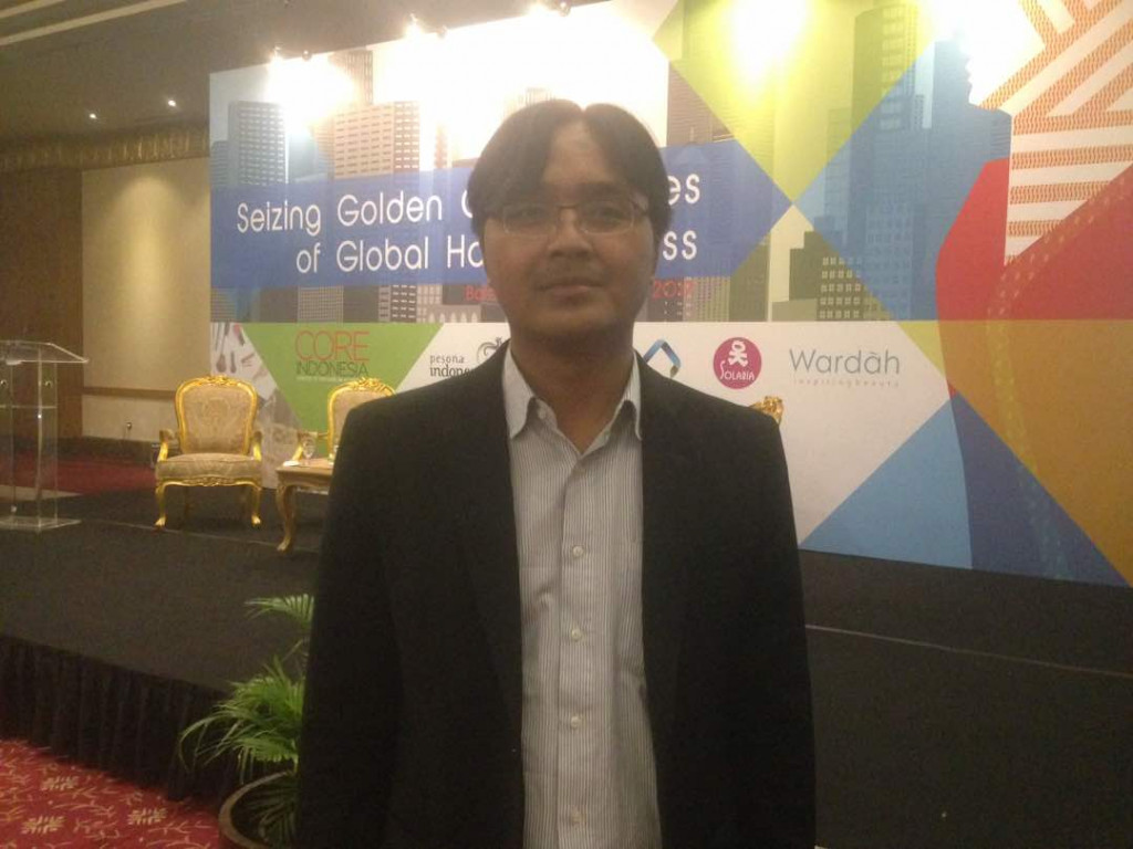  Ekonom CORE Indonesia Akhmad Akbar Susamto. MTVN/Desi Anggriani. 