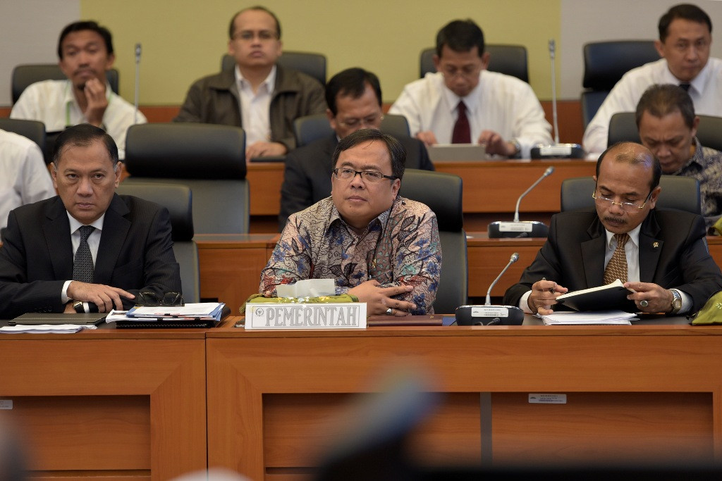Kepala Badan Perencanaan Pembangunan Nasional (Bappenas) Bambang Brodjonegoro . (ANT/Sigid Kurniawan).