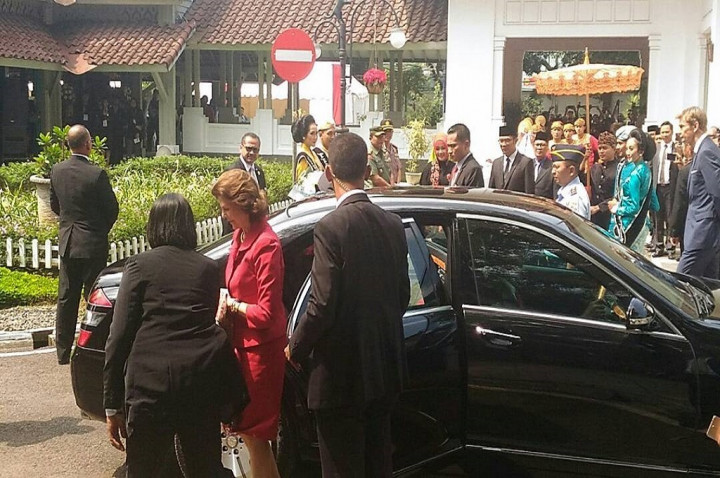 Raja dan Ratu Swedia Tiba di Pendopo Kota Bandung