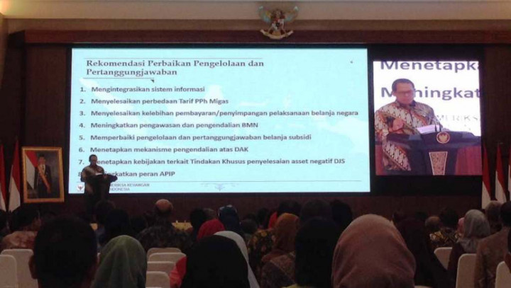 BPK Serahkan Hasil Audit Laporan Keuangan 2016 ke Kemenkeu