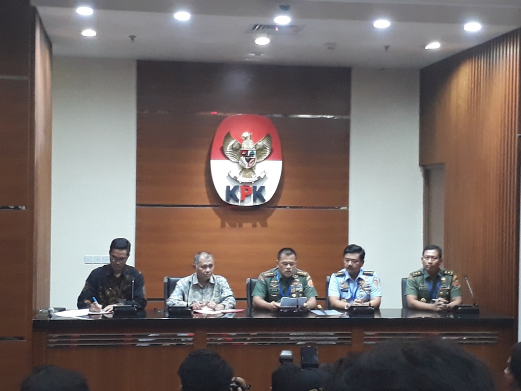 Panglima TNI Jenderal Gatot Nurmantyo (tengah). Foto: Metrotvnews.com/Damar