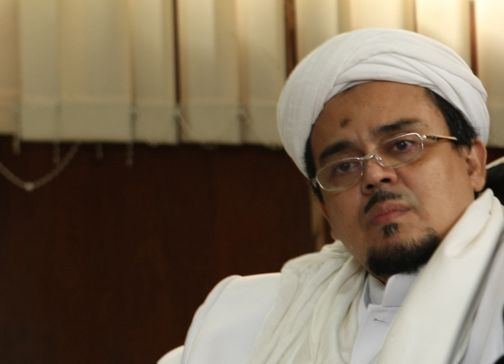 Imam Besar FPI Muhammad Rizieq Shihab. Foto: MI/Teresia Aan Meliana