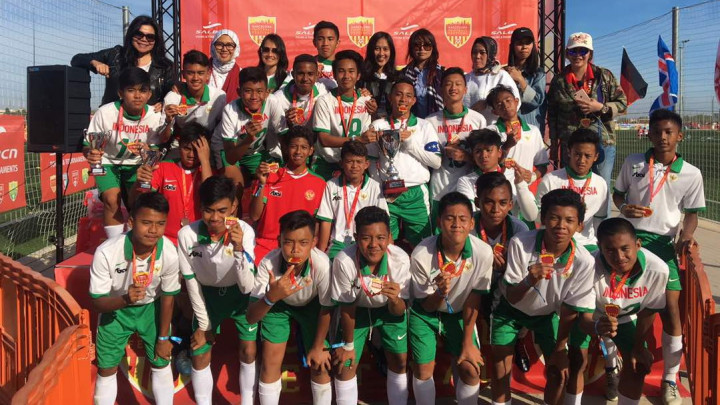 Garuda Jaya Juara di Barcelona Football Festival 2017