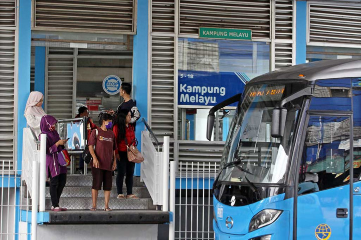 Halte TransJakarta Kampung Melayu Beroperasi Kembali