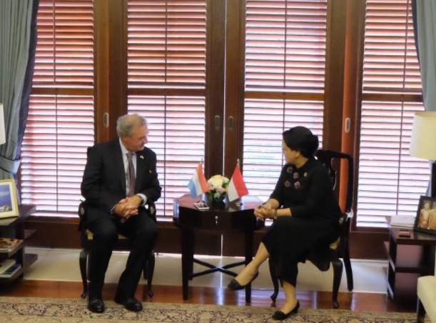 FM Retno Receives Luxembourgish Foreign Minister
