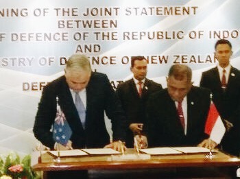 RI-Selandia Baru Tingkatkan Kerja Sama Bidang Pertahanan