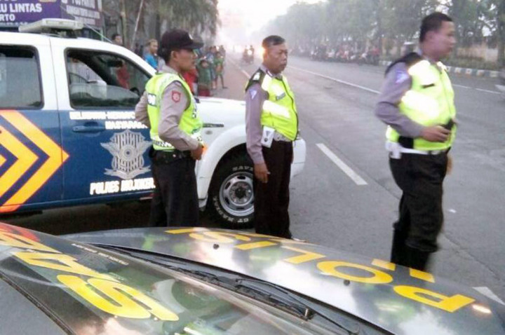 Satlantas Polres Mojokerjo Gelar Patroli Subuh Antisipasi Balap Liar