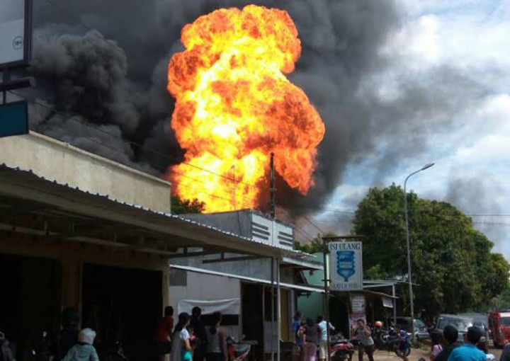Gudang Tiner di Jepara Terbakar, Satu Karyawan Terluka
