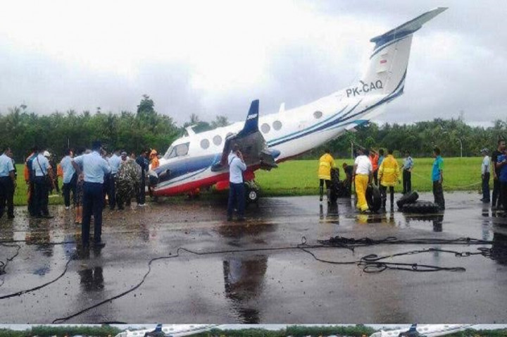 Pesawat Milik Kemenhub Tergelincir di Ambon