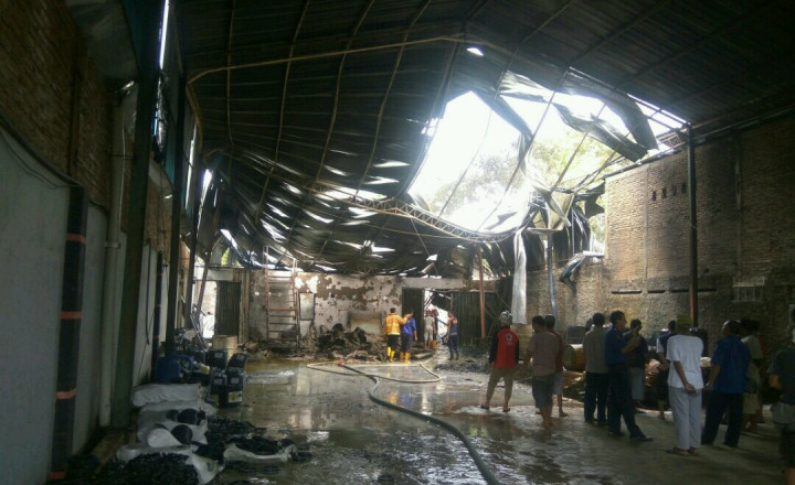 Gudang Tiner Ludes karena Percikan Api dari Obeng