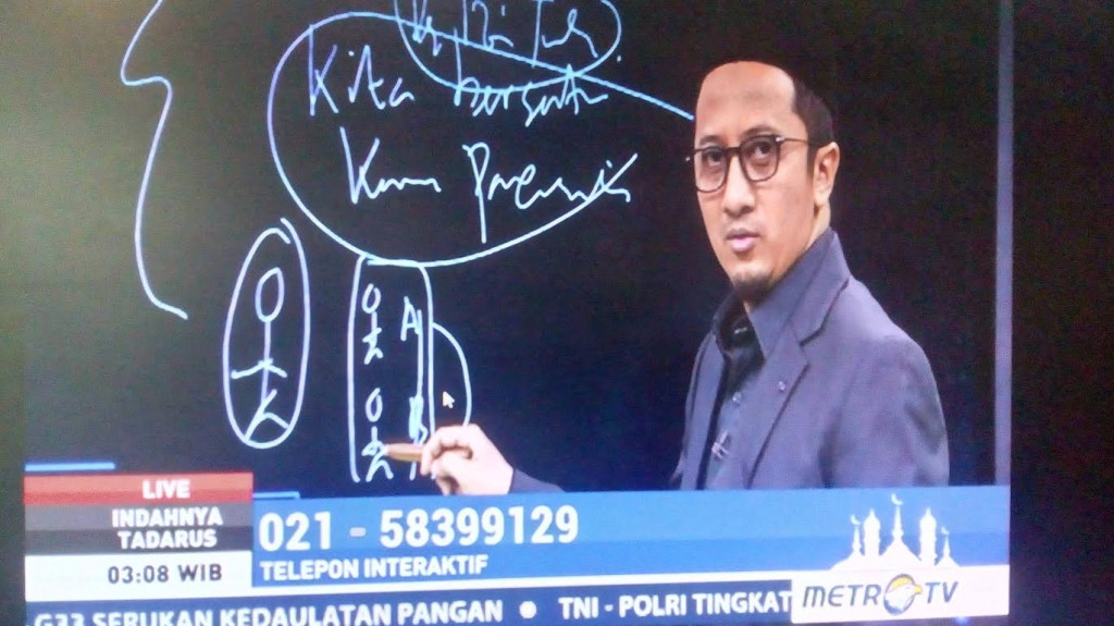 Ustaz Yusuf Mansur dalam Program Indahnya Tadarus Metro TV, Jumat 2 Juni 2017.