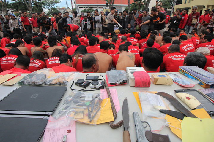 Polres Surabaya Ungkap Kasus Hasil Operasi Pekat Semeru 2017