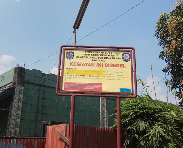 Penyegelan Masjid Ahmadiyah di Depok Demi Keamanan