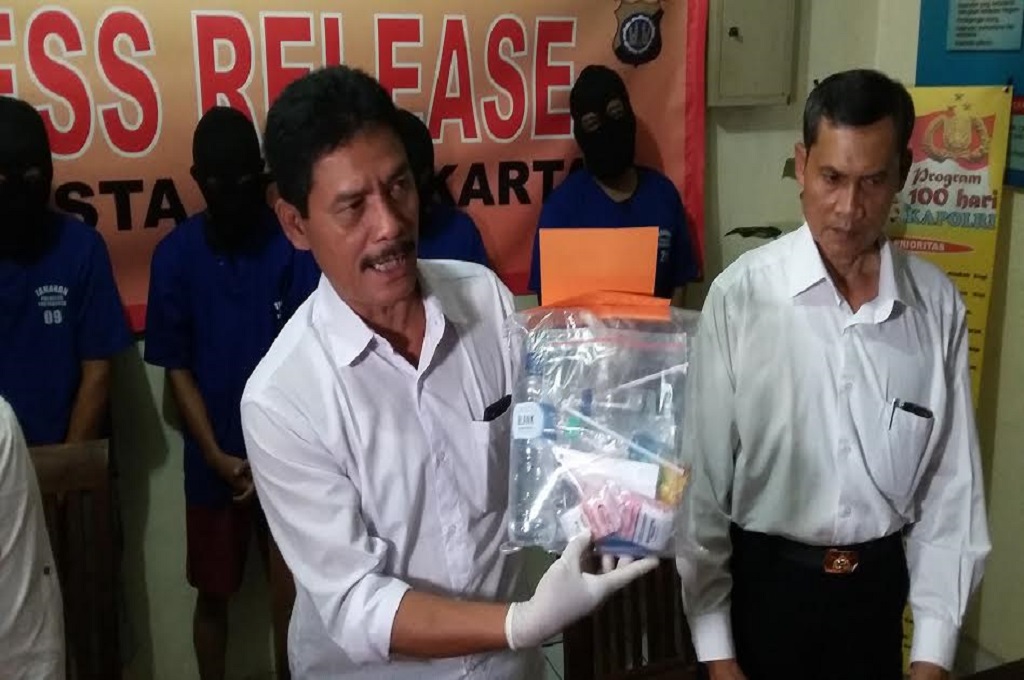 Kepala Satuan Reserse Narkoba Polresta Yogyakarta, Kompol Sugeng Riyadi, MTVN - Ahmad Mustaqim