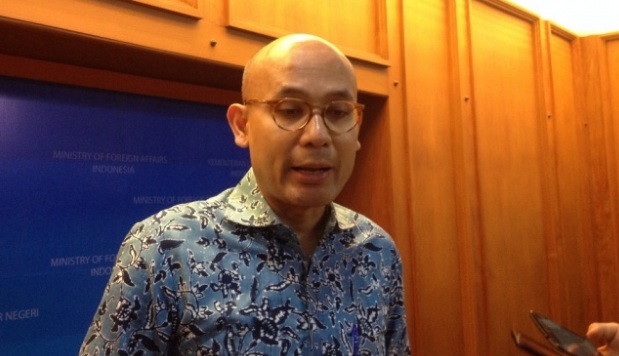 Jubir Kemenlu RI, Arrmanatha Nasir. (Foto: Sonya Michaella/Metrotvnews.com)