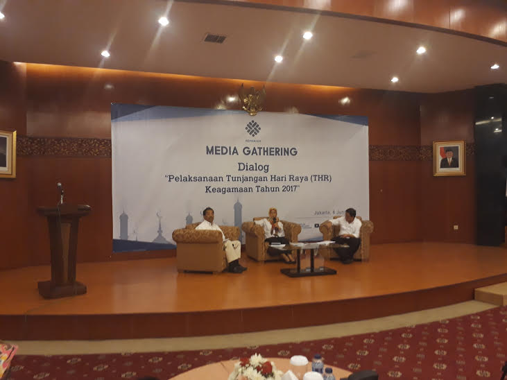 Dialog soal THR di Kemenaker/MTVN/Damar Iradat