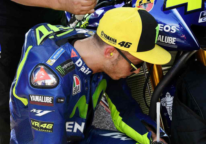 Valentino Rossi Cemas Menatap MotoGP Barcelona